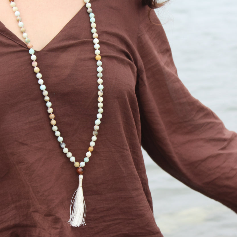 KINARA - Amazonite Japa Mala
