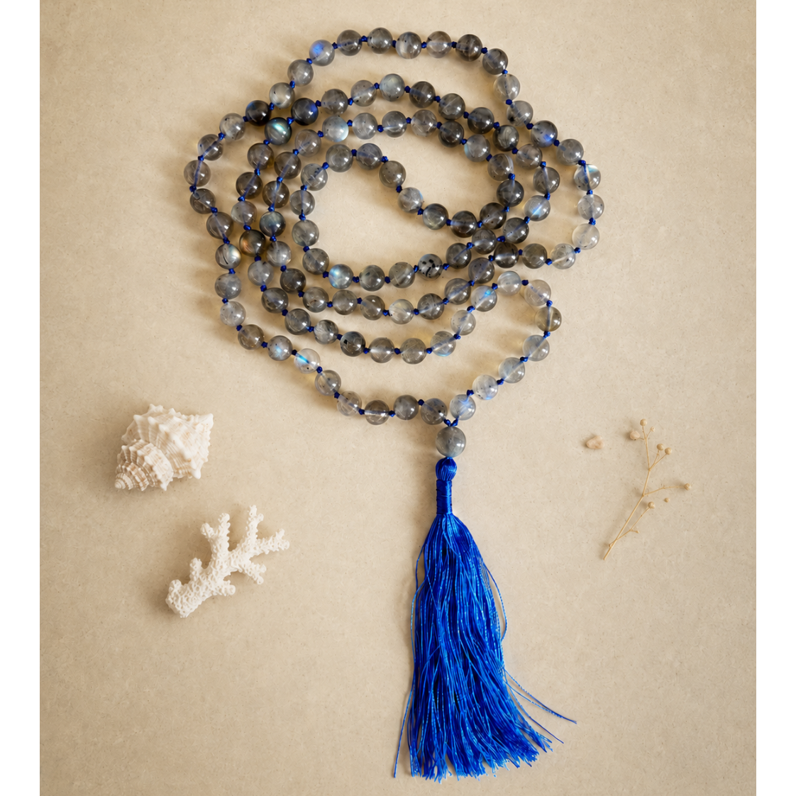 JUGNU - Labradorite Japa Mala