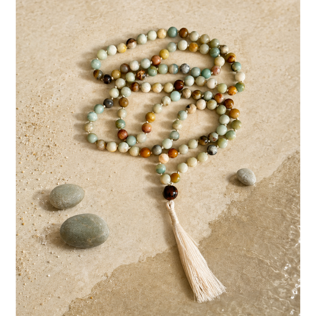 KINARA - Amazonite Japa Mala