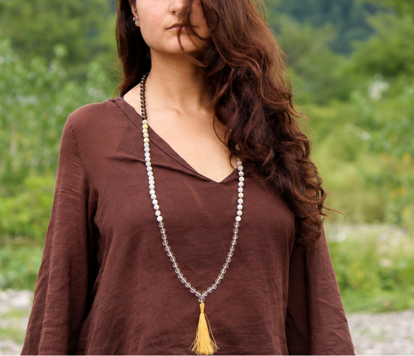 MITTI - Smoky Quartz Japa Mala